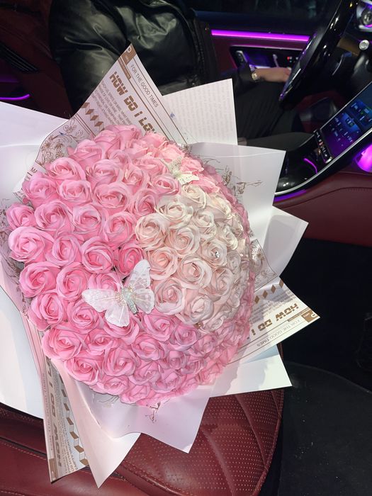 Buchete trandafiri sapun buchet cadou personalizate flori