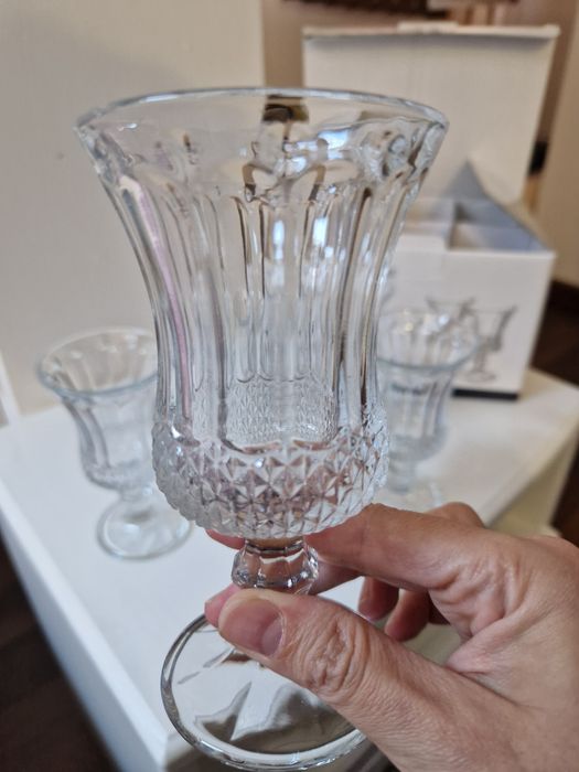 Set pahare elegante din sticlă – 6 bucăți, noi