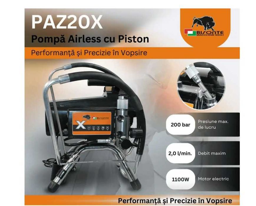 Pompa profesionala vopsit/zugravit BISONTE PAZ 20X