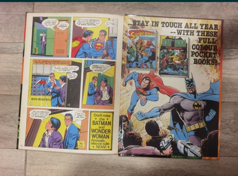 Album benzi desenate retro vintage The Official Superman Annual 1981