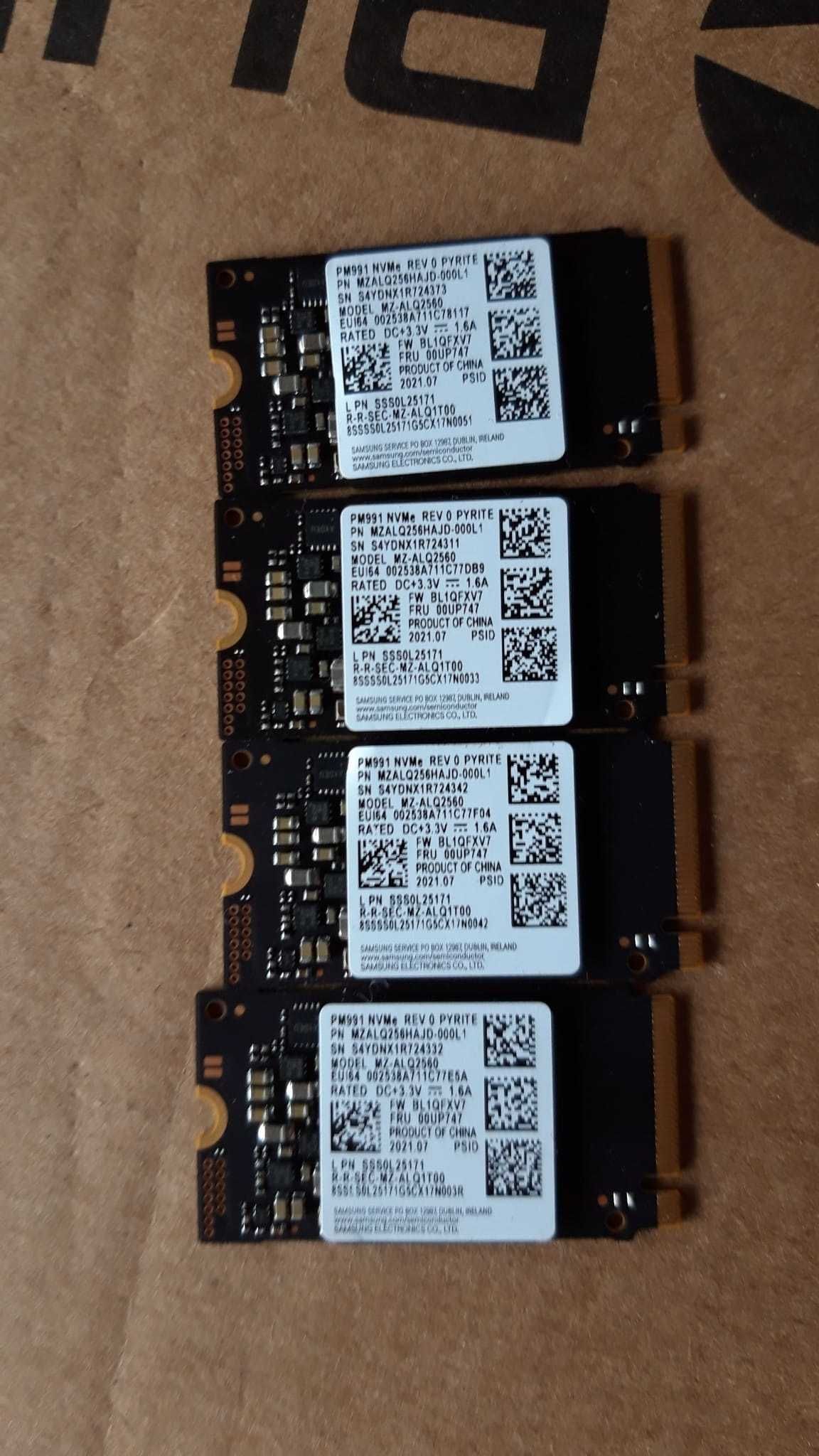 SSD Samsung PM991, 256GB ,PCIe 3.0, NVME, bulk, 42 mm