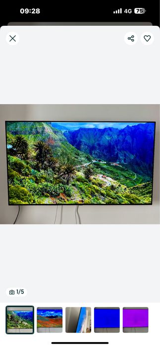 Vand televizor diagonala 136,oled LG