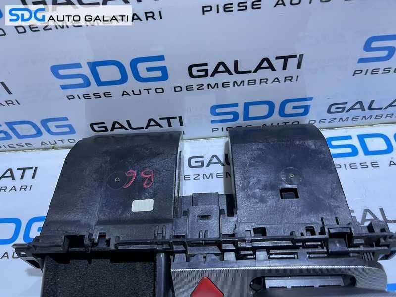 Unitate Modul Tastatura Telefon Sertar Suport Carti Vizita Buton Releu Avarii Bord VW Passat B6 2005 - 2010 Cod 3C2857273