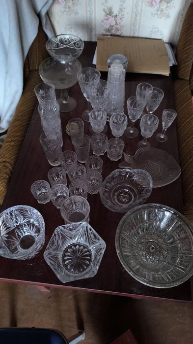 Вазы, стаканы, рюмки