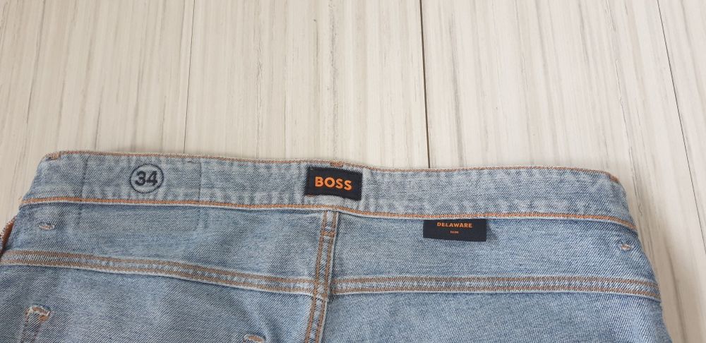 Hugo Boss Delaware Soft Touch  34/34 НОВО! ОРИГИНАЛ Мъжки Дънки!