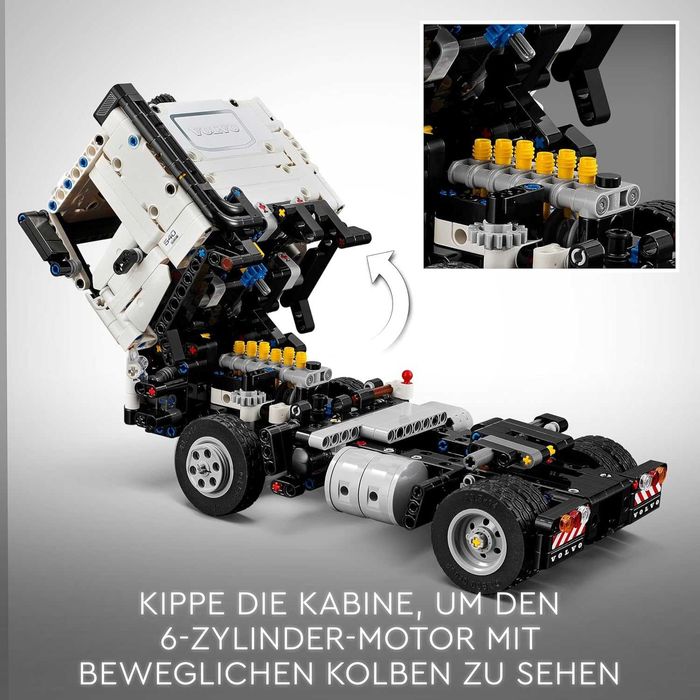LEGO Technic Volvo FMX Truck with EC230 Electric Crawler Excavator!