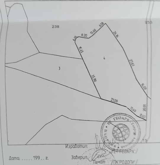 Продавам земя 2300 кв.м. в с.Яврово обл.Пловдив