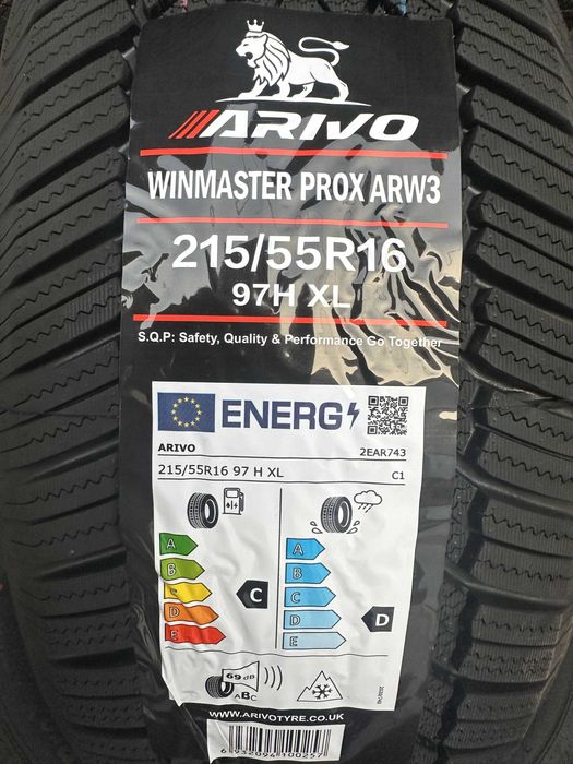 Нови зимни гуми ARIVO ARW 3 215/55R16 97H XL НОВ DOT БОРД 2155516