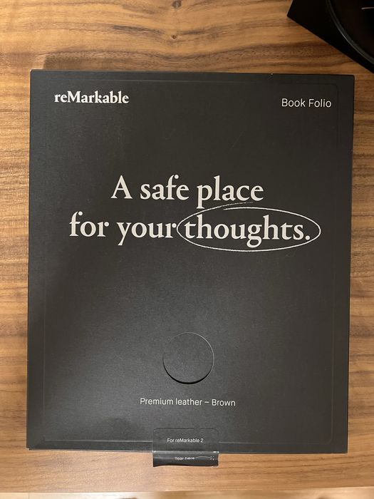 ReMarkable 2 + Marker Plus + Brown Leather Folio