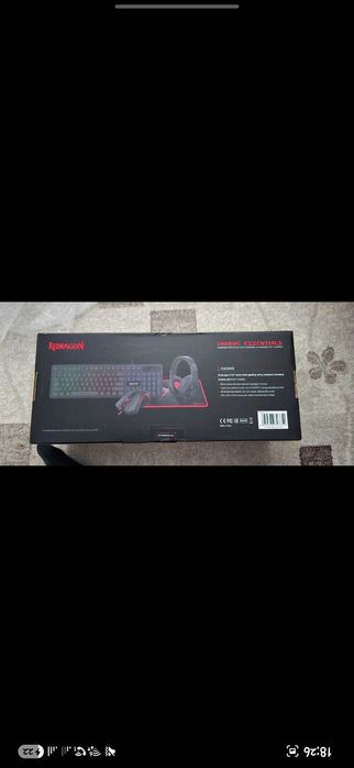 Kit Gaming RedDragon (mouse, tastatura, mousepad, casti)