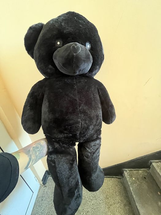 Голямо черно плюшено мече 100 см