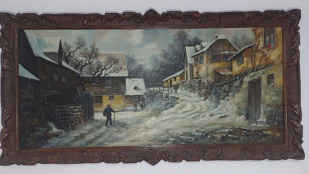 Tablou Mare Semnat Șerban