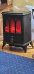 semineu radiator cu efect de flacara