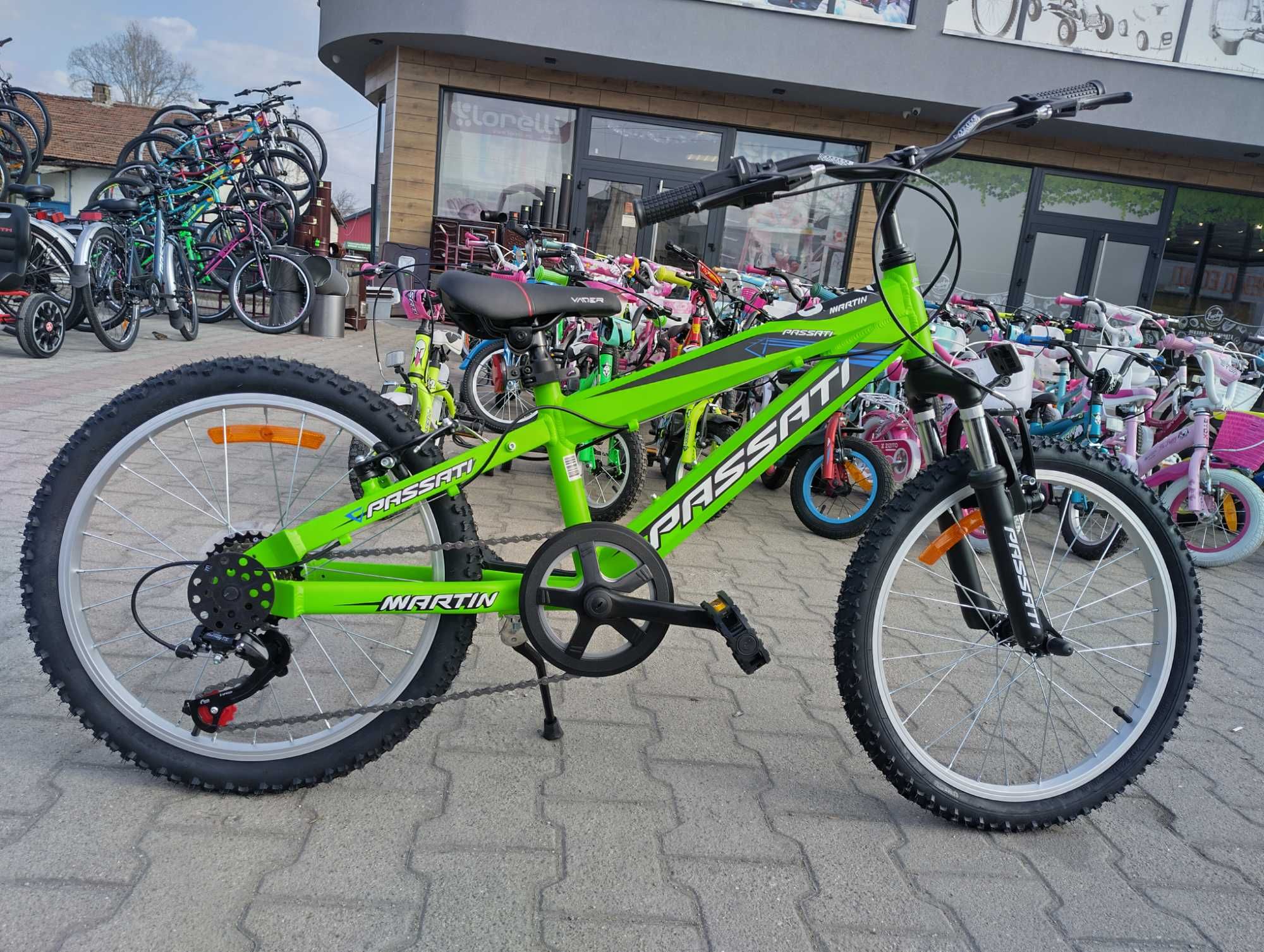 PASSATI Детско колело 20" MARTYN алумин зелен