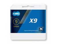 KMC X9 Gri + quick link lant bicicleta