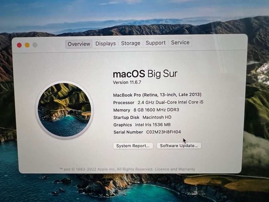 MacBook Pro (Retina, 13-inch, Late 2013)