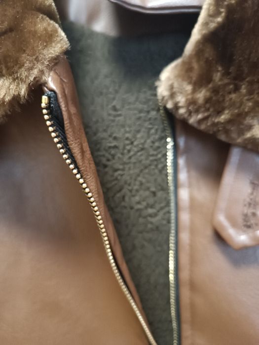 Мъжко кожено зимно яке