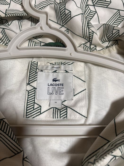 Оригинално яке ветровка лакоста лимитирана серия монограм