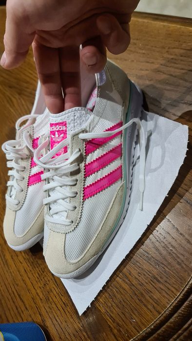 Adidasi dama adidas originala sl 72 alb,roz noi superbi ,nr 38