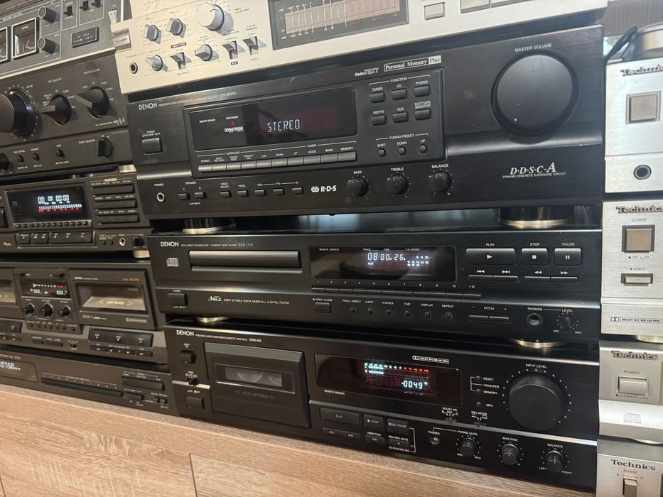 Muzica Denon linie amp cd deck autorevers boxe