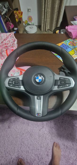 volan bmw m non facelift g30 g11 g31 g01 g02 cu padele