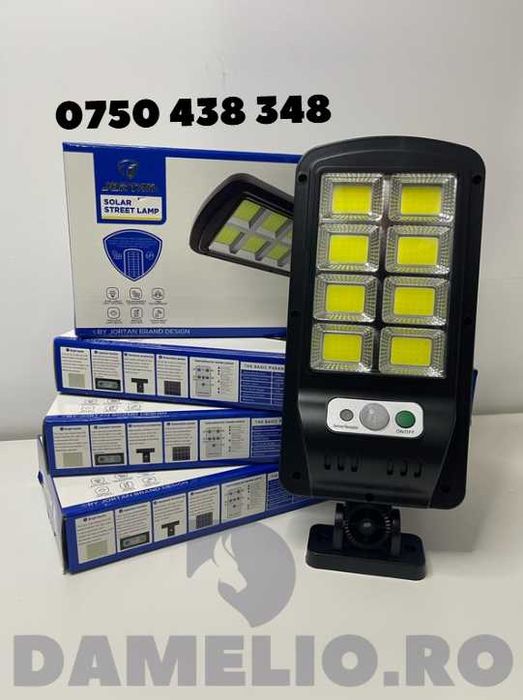 SET 4 Lampi solare LED Gradina / Exterior / Puternice  JORTAN® 120SMD