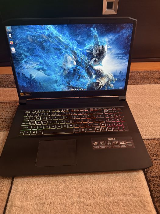 Laptop RTX 3070 Display 17,3 pe 144HZ Acer Nitro 5 Ryzen 5 5600H k NOU