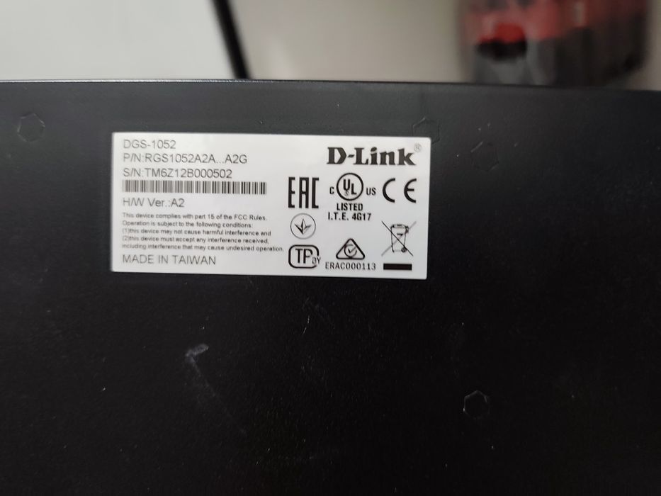 D-Link DGS-1052 — сетевой коммутатор (свитч), б/у
