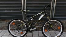 bicicleta full suspension KTM 26"/aluminiu
