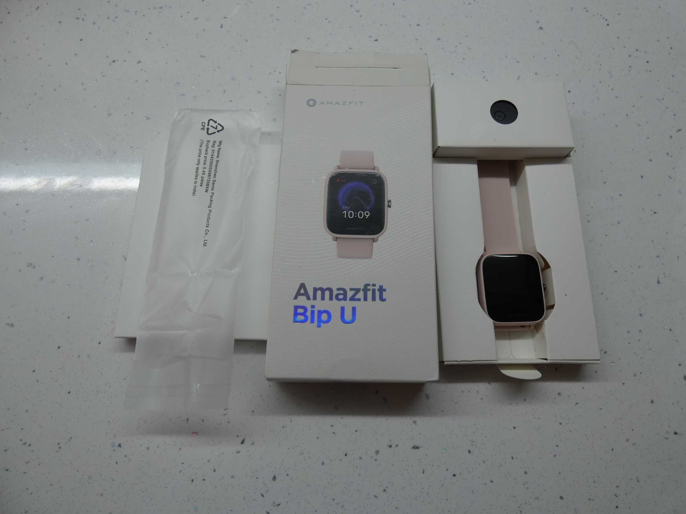 Нов Смарт Часовник Amazfit Bip U Pink - розов Smart Watch