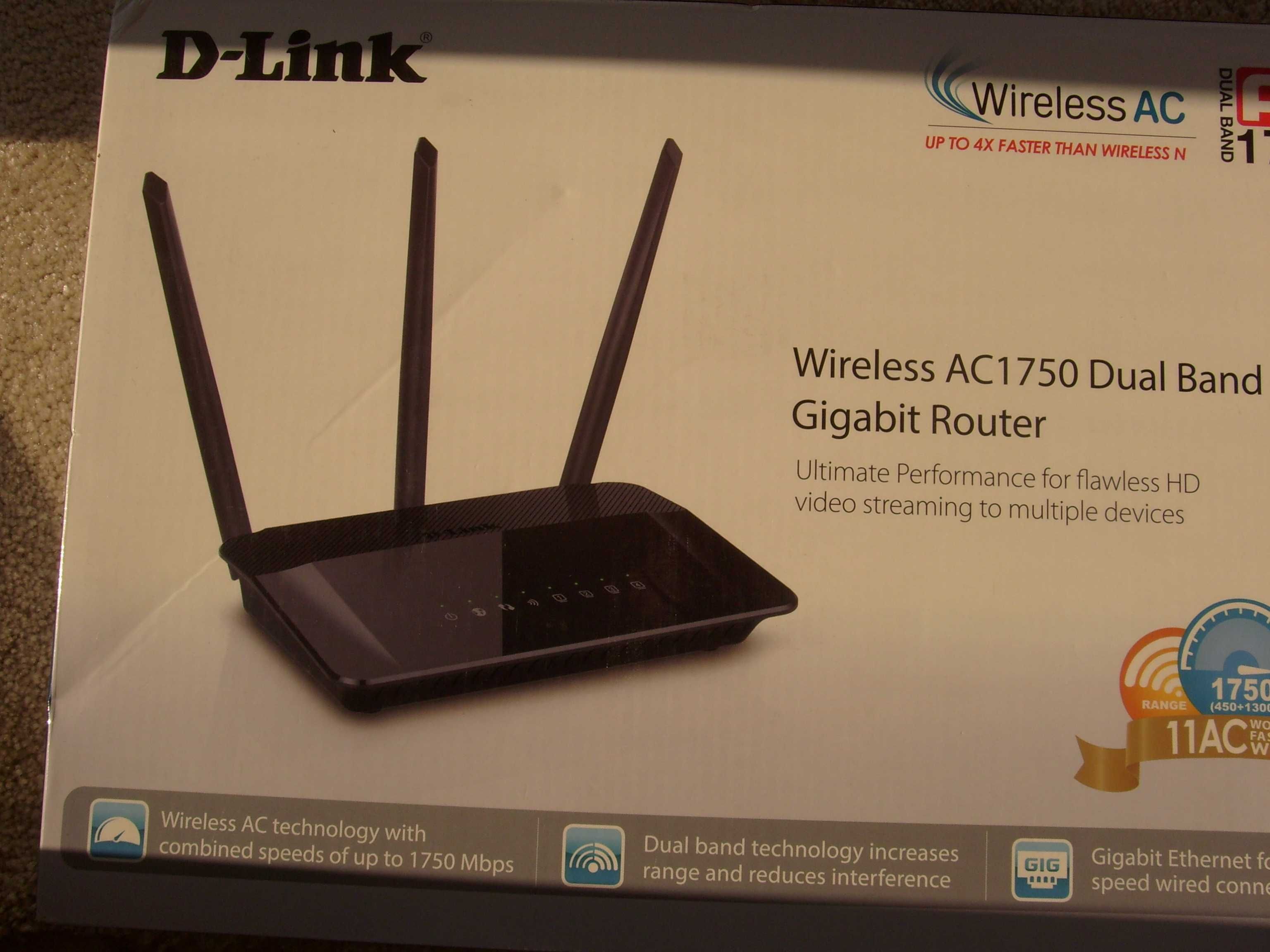 Router D-Link DIR-859,AC1750, Dual-Band, Gigabit+ Placa retea Wireless