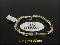 Bijuteria Royal CB : Bratara barbateasca aur 14k 8,25gr lungime 22cm