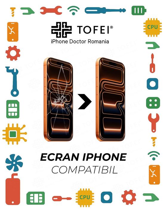 Ecran  iPhone 14 Plus compatibil iPhone Doctor Romania