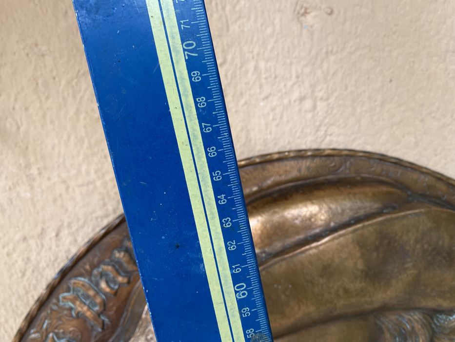 Огромно френско пано за стена от мед художник