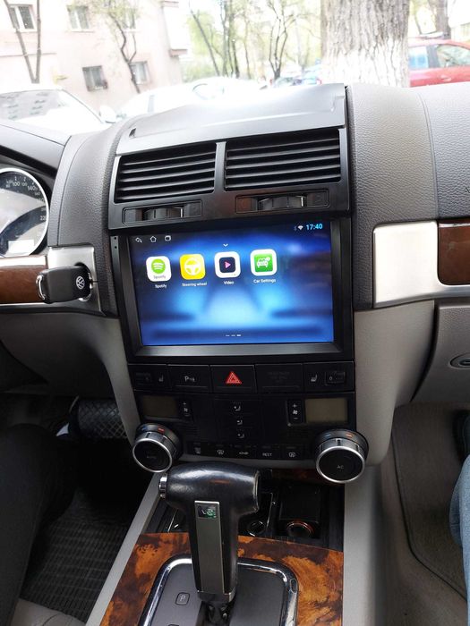 Navigatie Android VW Touareg Waze YouTube GPS BT USB