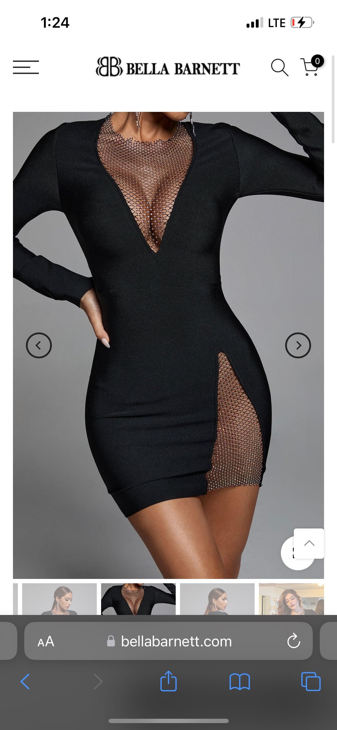 Rochie negra Bella Barnett