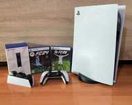 PlayStation 5 + FC 24 - FC 25 - FarCry 6- cont FN și stație încărcare.