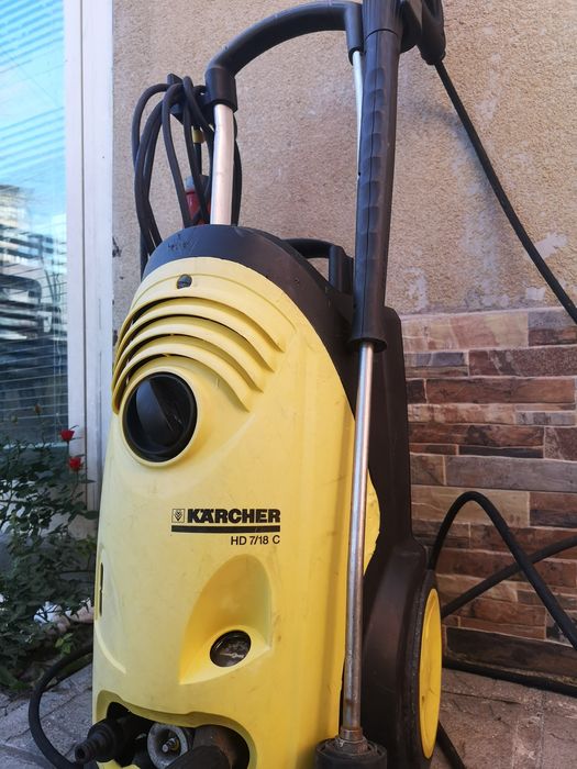 Водоструйка Karcher HD7/18 за Отпушване на Канали 380zv 180bar Супер С