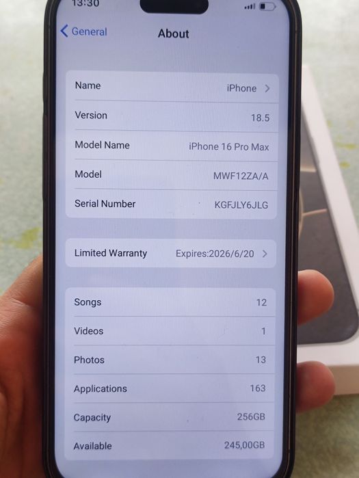 Iphone 16 PRO MAX