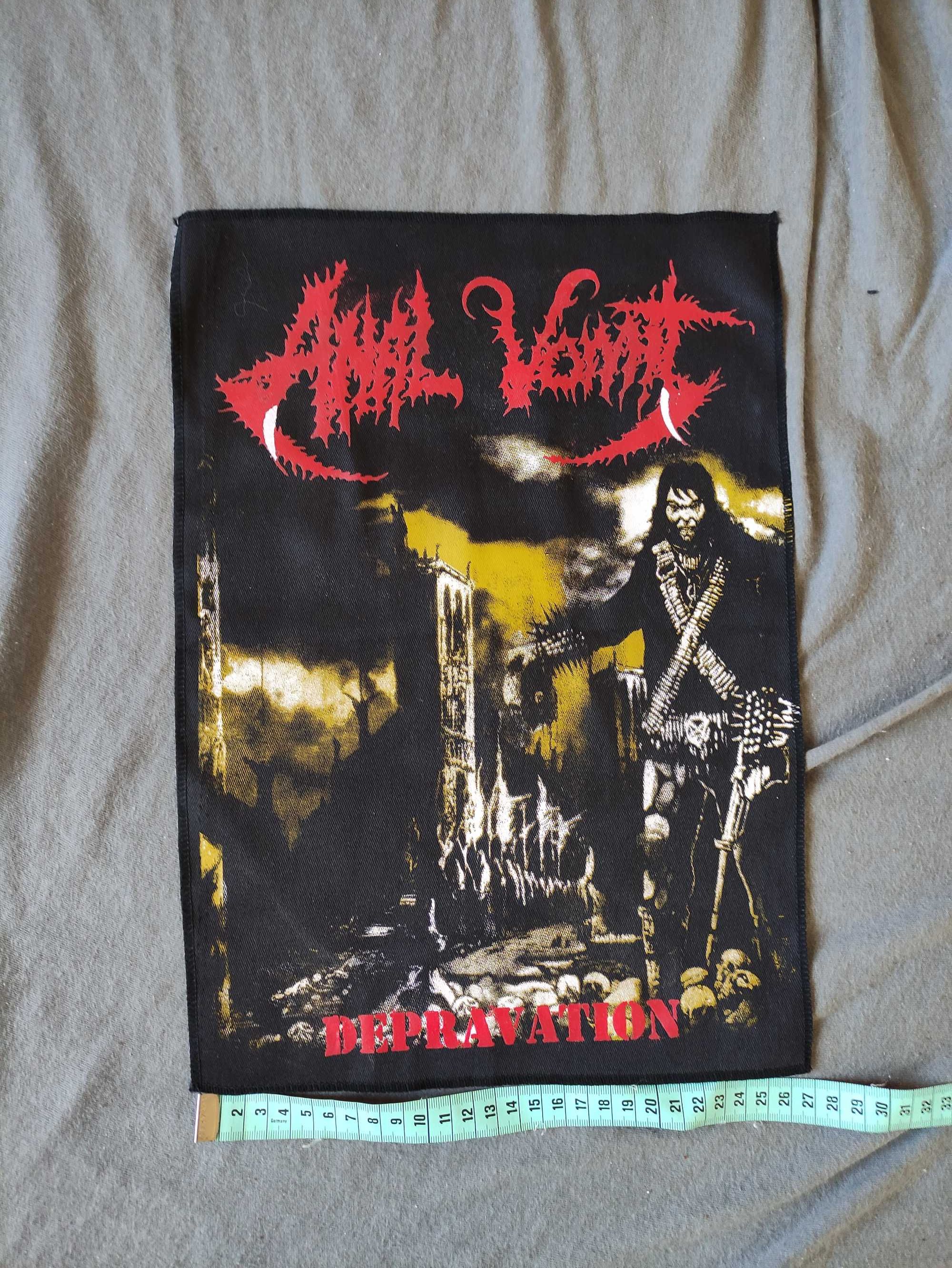 Нашивка гръб на Anal vomit peru black metal thrash death метъл