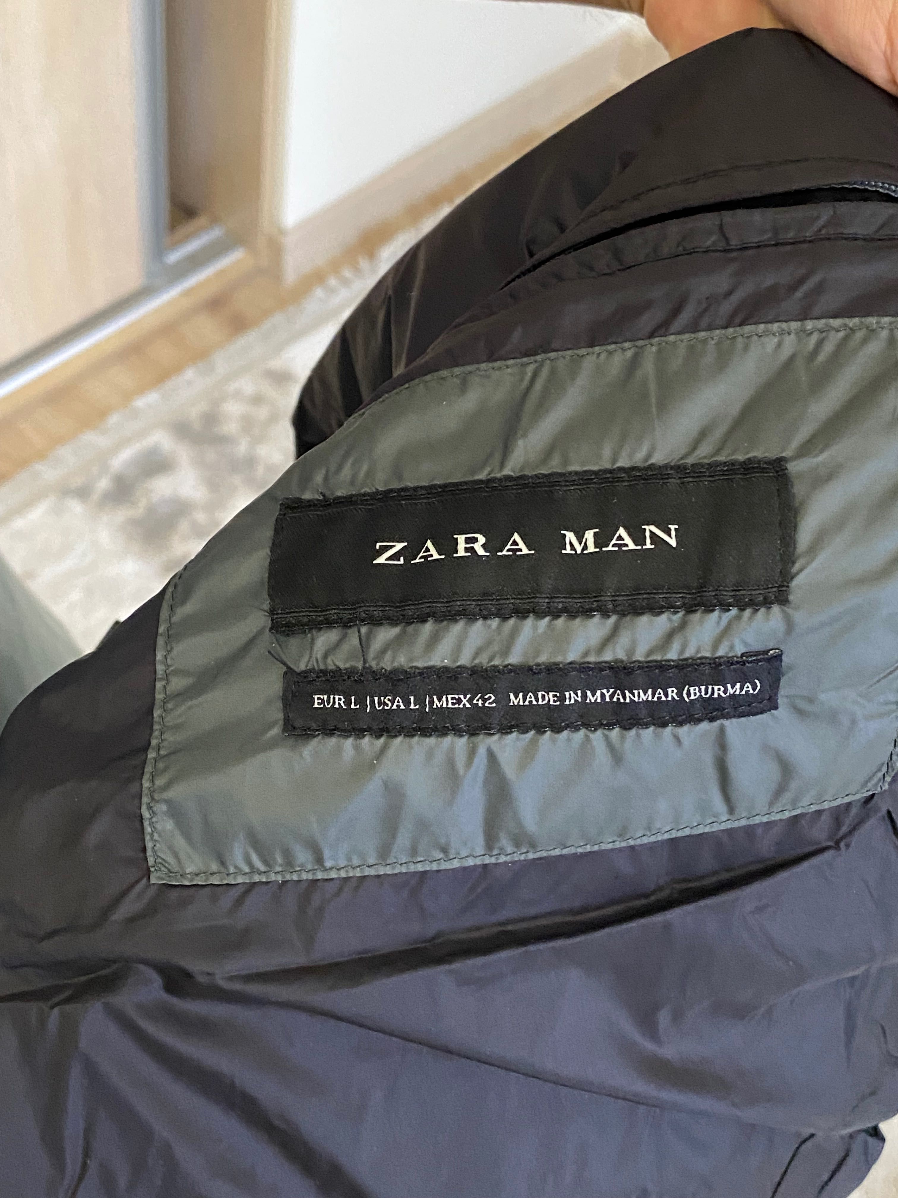 Стеганая мужская куртка ZARA MAN