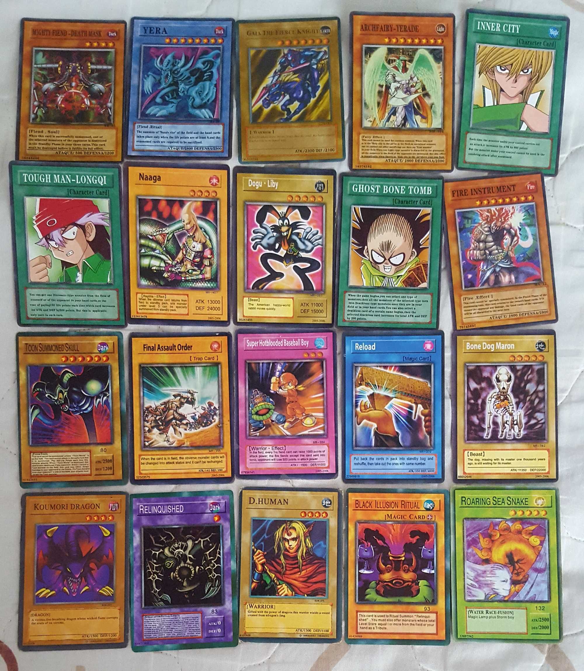 Карти за игра Konami, Yu-Gi-O-55 броя-Като нови-цена 20 лв.за всички!