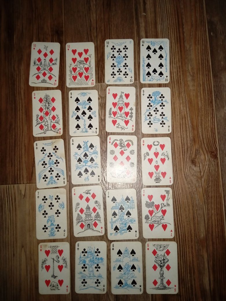 Сувенирные игральные карты, 1989 года