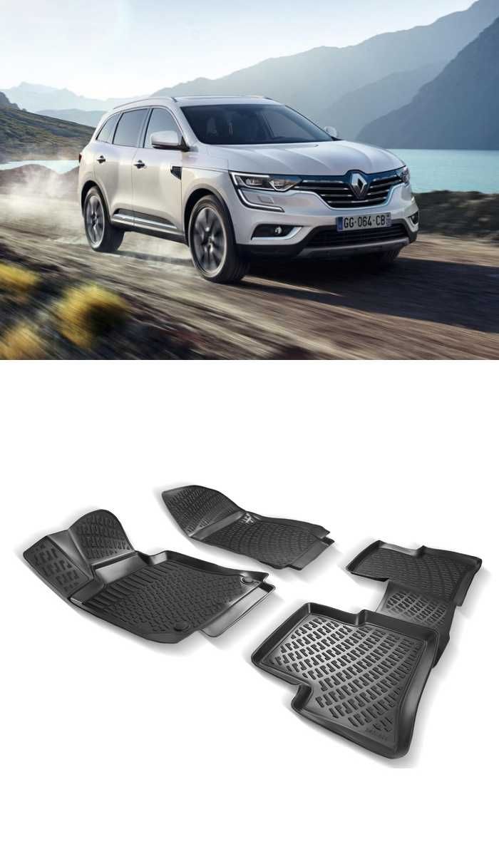 Гумени стелки RizLine съвместими с Renault Koleos 2016-