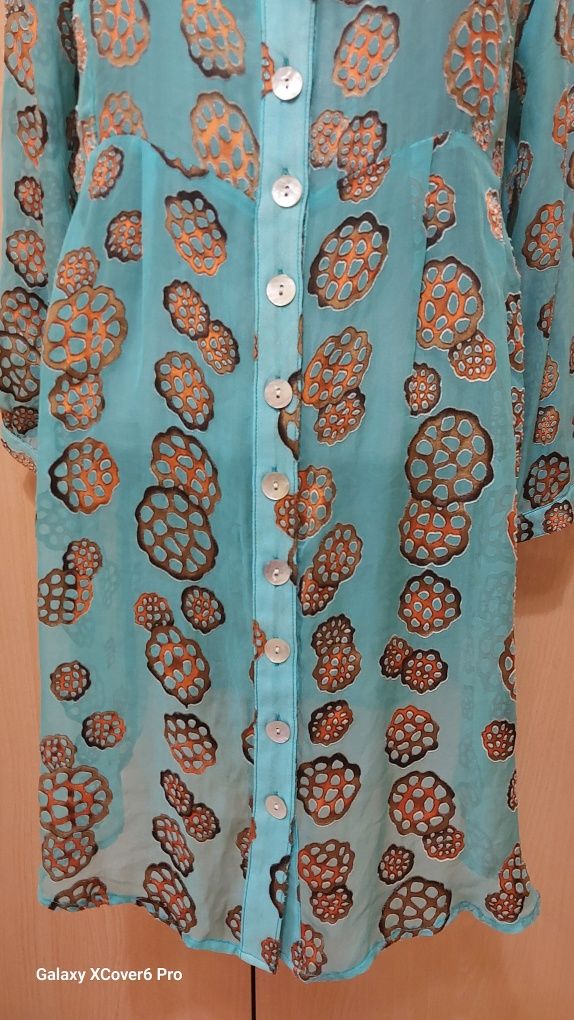 туника TONE BARKER silk Размер L. 40% коприна