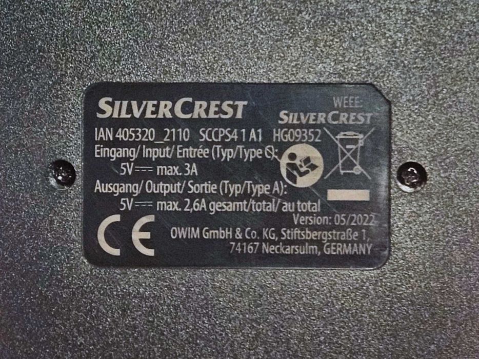 Doc / Suport PS4 / Slim / Pro Silvercrest cu ventilator pentru recire