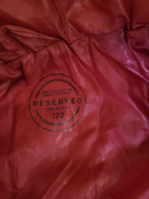 Reserved Geacă fete primavara-toamna, marime 122
