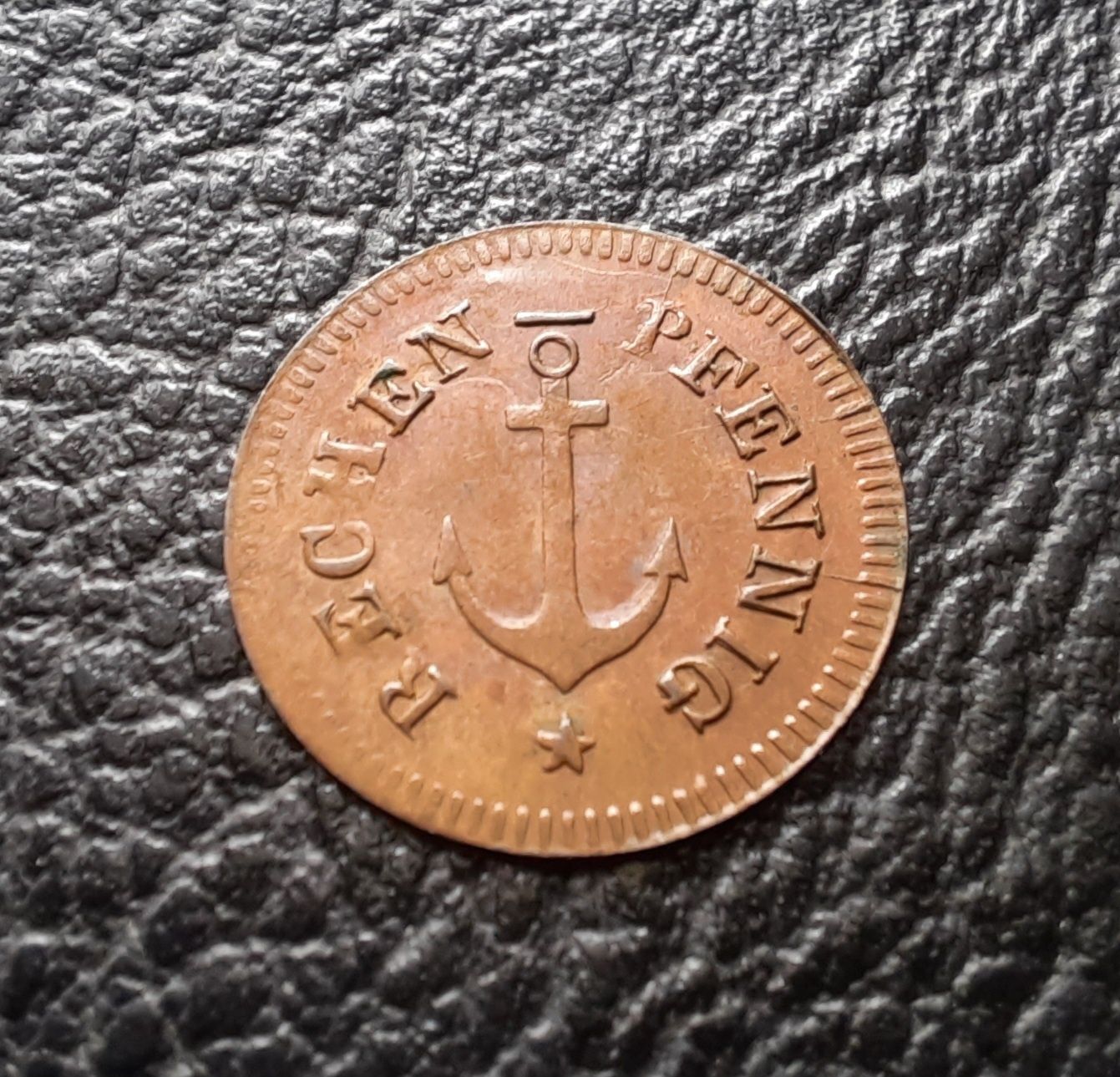 Много стара монета /КОРАБЕН ЖЕТОН/ Германия-райх пфенинг-рядка RRR