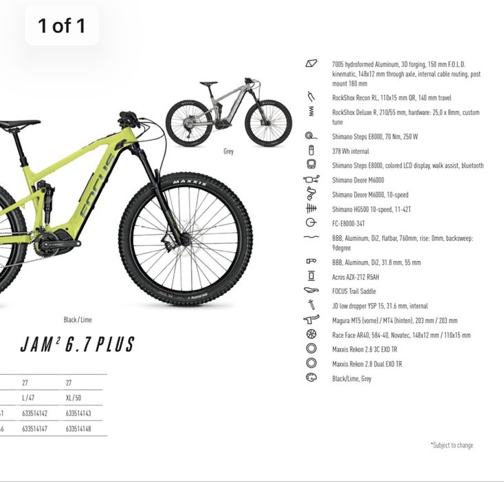 Bicicleta electrica Focus JAM2 full-suspension 2019