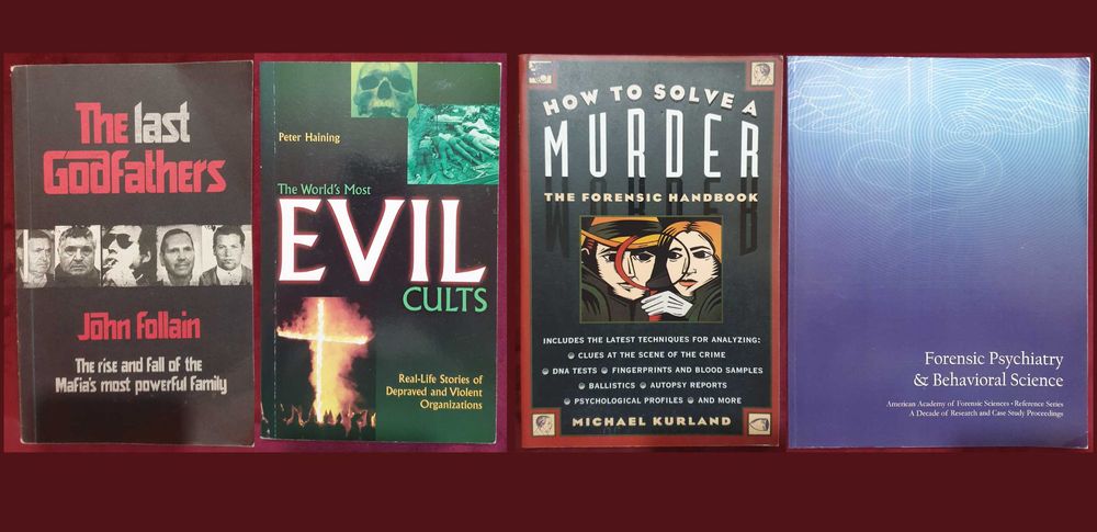 Убийци, престъпления, разследвания, мафия, тирани - 34 книги